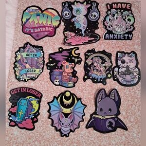 Hot Topic Gothic Pastel Sticker Collection- Set Of 10
